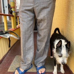 Window pane plaid banana republic dress pants size 36/32